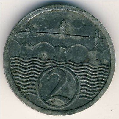 Чехословакия 2 гелера 1924 год