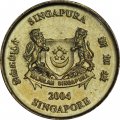 Сингапур 5 центов 2004 год