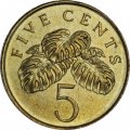 Сингапур 5 центов 2004 год