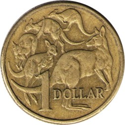 Австралия 1 доллар 1985 год - Кенгуру