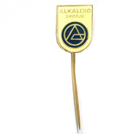 Значок-иголка Alkaloid Skopje. Компания Алкалоид. Македония. Фармацевтика