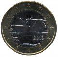 Финляндия 1 евро 2013 год - Летящие лебеди