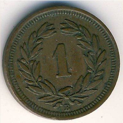 Швейцария 1 раппен 1931 год