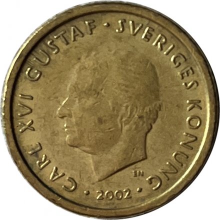 Швеция 10 крон 2002 год