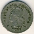 Аргентина 10 сентаво 1908 год