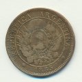 Аргентина 2 сентаво 1885 год