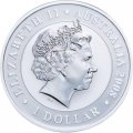 Австралия 1 доллар 2008 год - Австралийская Коала, с позолотой (в футляре)