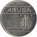 Аруба 25 центов 1999 год