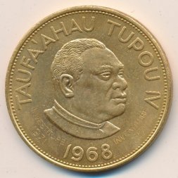 Тонга 2 паанга 1968 год