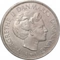 Дания 1 крона 1989 год - Королева Маргрете II