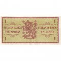 Финляндия 1 марка 1963 год - UNC (тип 2)