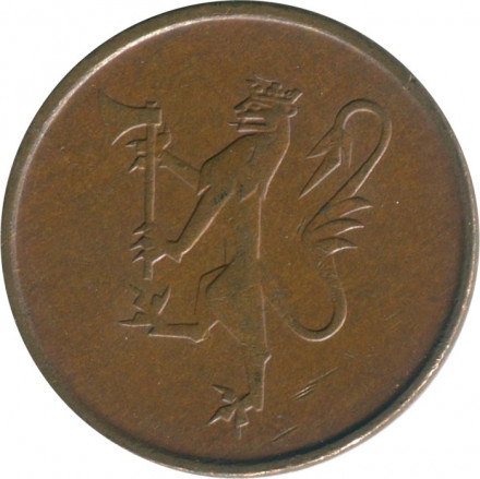 Норвегия 5 эре 1976 год