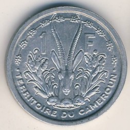 Монета Камерун 1 франк 1948 год