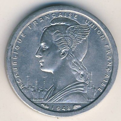 Камерун 1 франк 1948 год