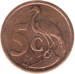 ЮАР 5 центов 2011 год