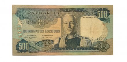 Ангола 500 эскудо 1972 год - VF