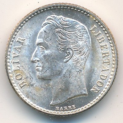 Венесуэла 50 сентимо 1954 год