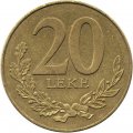Албания 20 лек 2000 год - Либурна (древнее парусно-гребное судно)