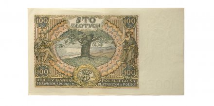 Польша 100 злотых 1934 год - XF+