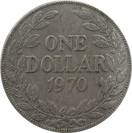 Либерия 1 доллар 1970 год