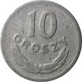 Польша 10 грошей 1962 год