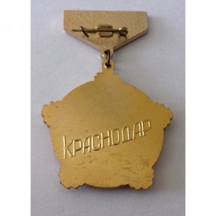 Знак &quot;Ветеран труда Стройтрест 11. Краснодар&quot;