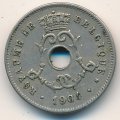 Бельгия 5 сантимов 1904 год BELGIQUE