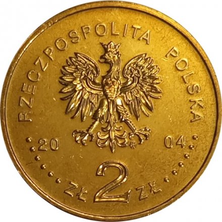 Польша 2 злотых 2004 год - Присоединение Польши к Евросоюзу