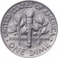 США 1 дайм (10 центов) 1990 год - Франклин Рузвельт (P)