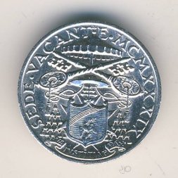 Ватикан 5 лир 1939 год
