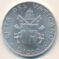 Ватикан 1000 лир 1987 год
