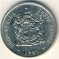 ЮАР 20 центов 1981 год