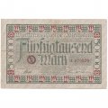 Германия (Вюртемберг) 50000 марок 1923 год - Notenbank (Штутгарт) - VF