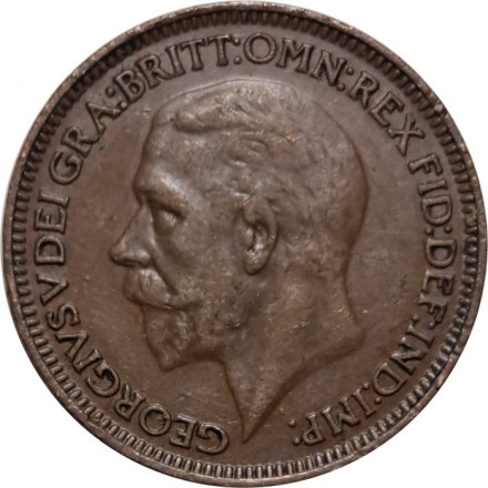 Великобритания 1 фартинг 1935 год