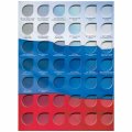 Альбом для монет &quot;Юбилейные монеты РФ, 1 монетный двор&quot; - 126 ячеек (пустой)