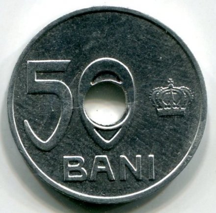 Румыния 50 бани 1921 год