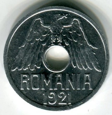 Румыния 50 бани 1921 год
