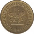 ФРГ 5 пфеннигов 1991 год (A)