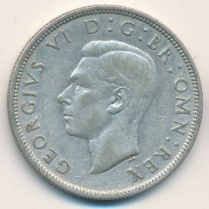 Великобритания 1/2 кроны 1937 год