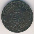 Саксония 1 пфенниг 1873 год
