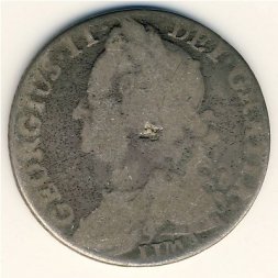 Великобритания 6 пенсов 1745 год