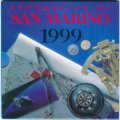 Набор из 8 монет Сан-Марино 1999 год (в буклете)