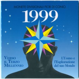 Набор из 8 монет Сан-Марино 1999 год (в буклете)