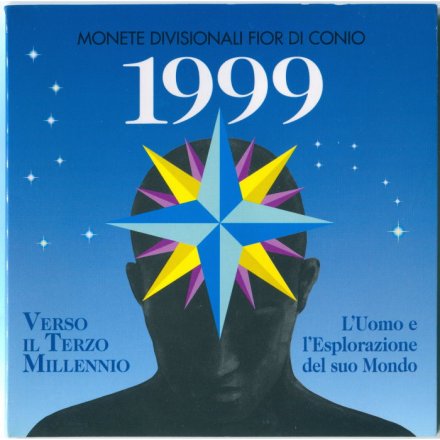 Набор из 8 монет Сан-Марино 1999 год (в буклете)