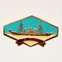 Значок "Челюскин" из серии "Корабли полярной звезды"