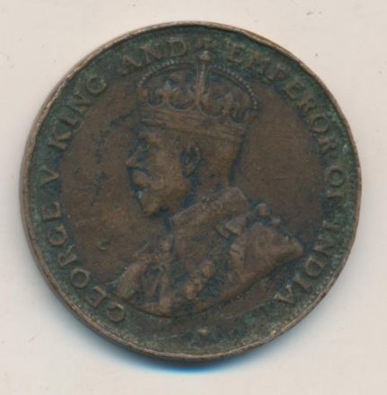 Гонконг 1 цент 1925 год