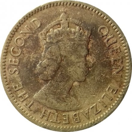 Гонконг 10 центов 1956 год (H)