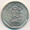 Перу 1 новый соль 2014 год - Храм Луны