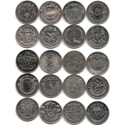 Набор из 20 жетонов F.A. Cup Centenary 1872-1972