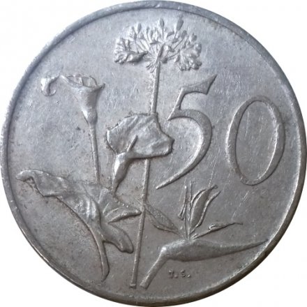 ЮАР 50 центов 1983 год